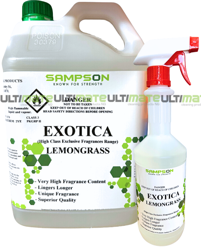 Sampson Exotica Lemongrass Air Freshener Ultimate Cleaning Products