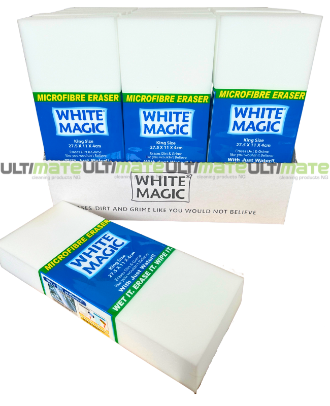 White Magic Microfibre Eraser King Ultimate Cleaning Products