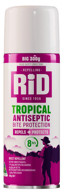 Rid Tropical Strength Insect Repellent Aerosol, 300g