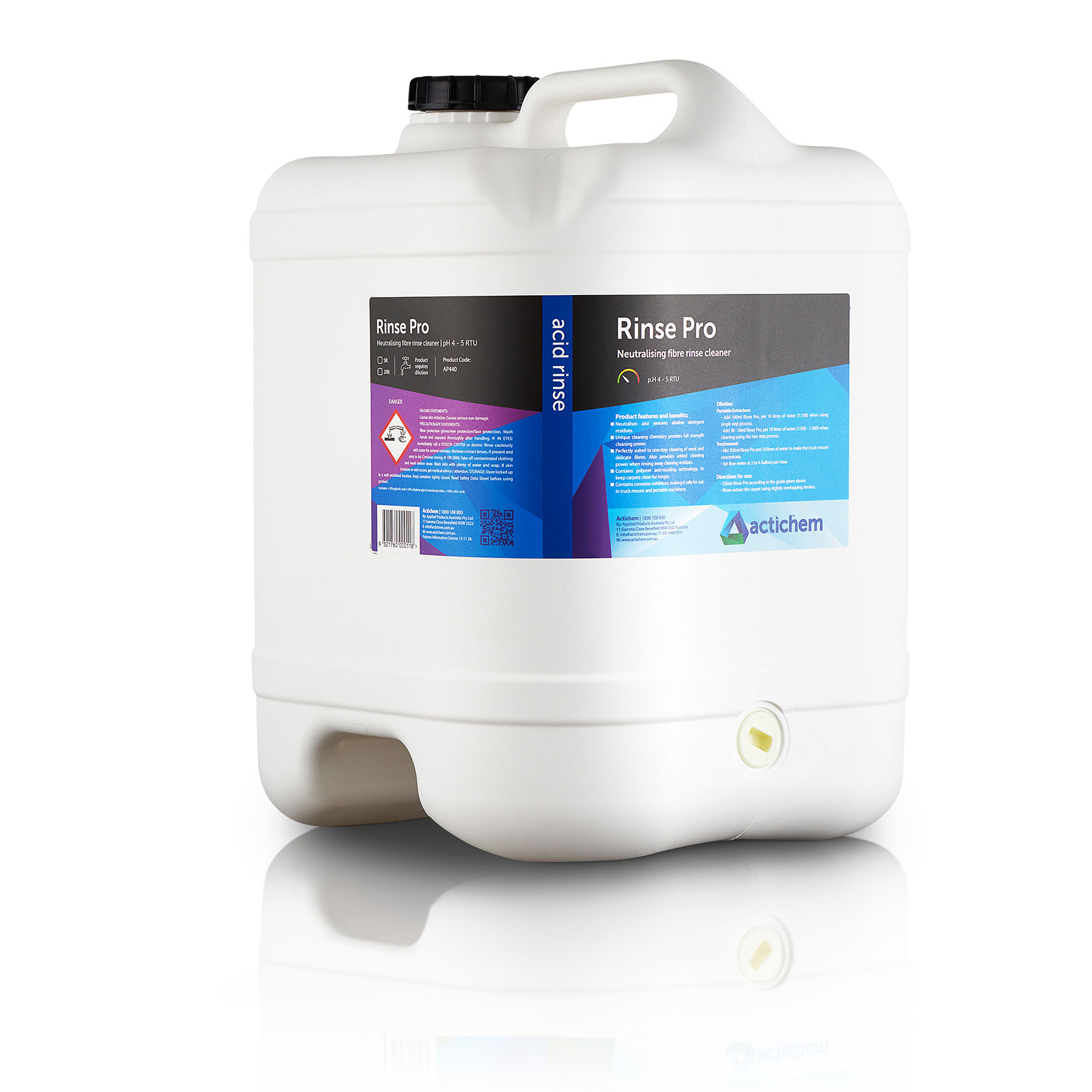 Actichem Rinse Pro carpet acid rinse, 5 litre