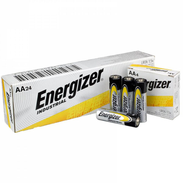 Energiser Industrial Batteries Pack of 24 AA