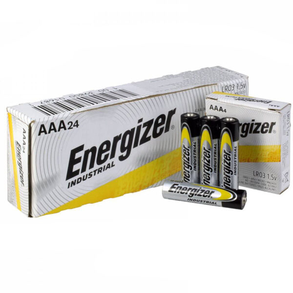 Energiser Industrial Batteries Pack of 24 AAA