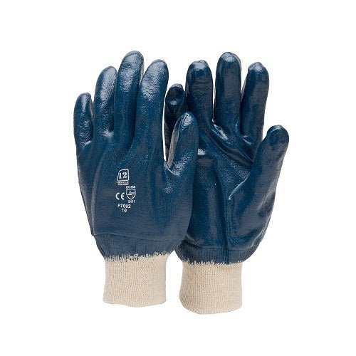 Frontier nitrile full dipped gloves, pack of 12