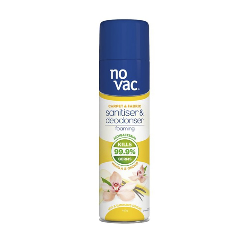 No Vac Foaming Sanitiser Deodoriser Large 460g Can