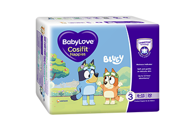 Babylove Cosifit Nappies Size 3, 6-11kg, 72 Pack