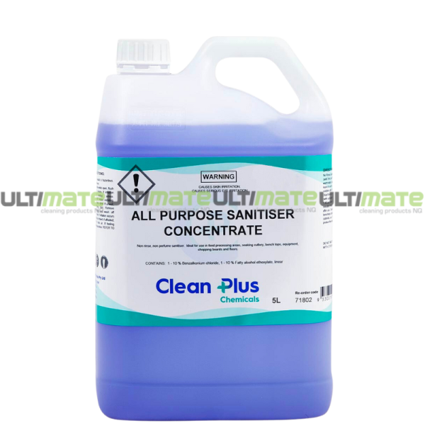 Clean Plus All Purpose Sanitiser 5l