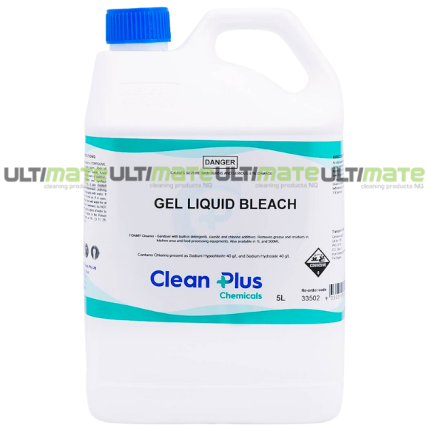 Clean Plus Gel Liquid Bleach 5l
