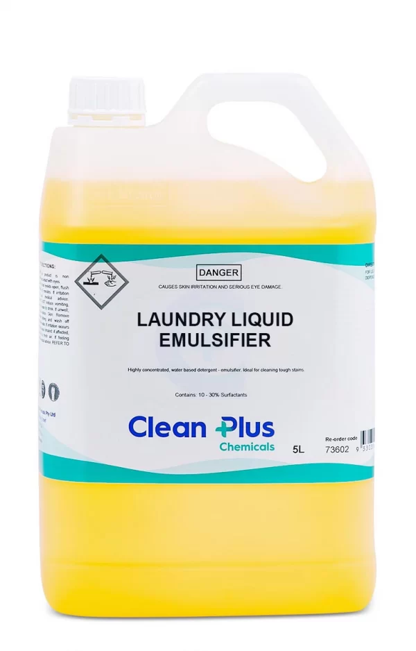 Clean Plus Laundry Liquid Emulsifier 5l