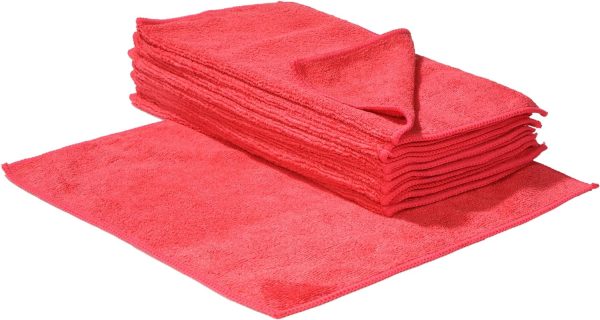 Diversey Microfibre Cloth Red 20 Pack