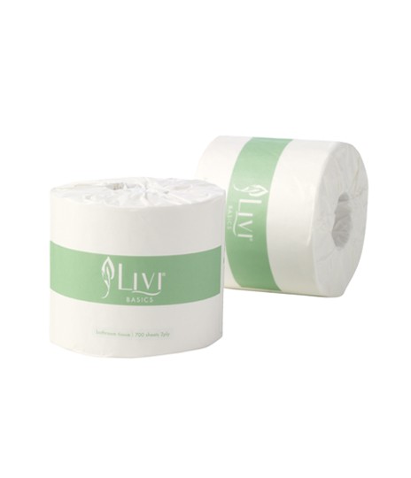Livi Basics Bathroom Toilet Paper 2ply 700s 7004