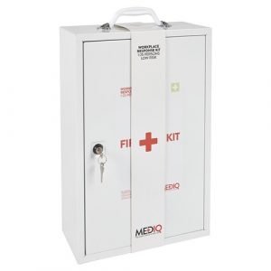 Mediq Essential Workplace Response First Aid Kit Cabinet Side