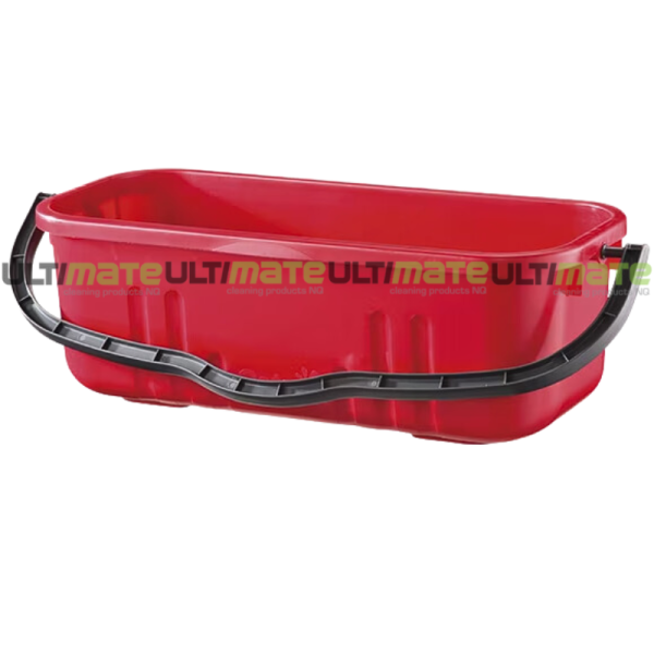 Oates Duraclean Window Cleaners Bucket 18l Red