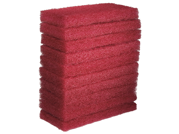 Oates Eager Beaver Pad Red 10 Pack