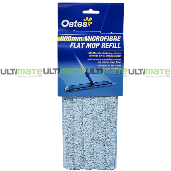 Oates Mega Flat Mop Refill Blue Packet Updated