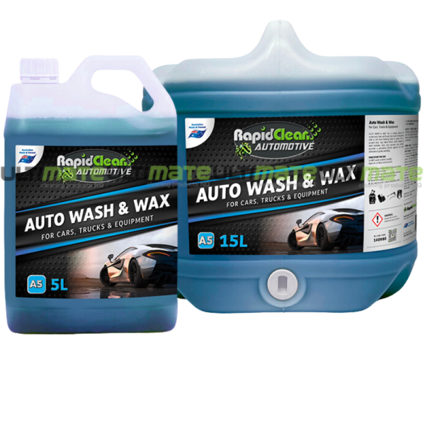 Rapidclean Auto Wash & Wax 5l