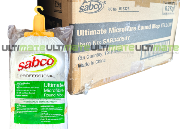 Sabco Microfibre Mop Carton Yellow